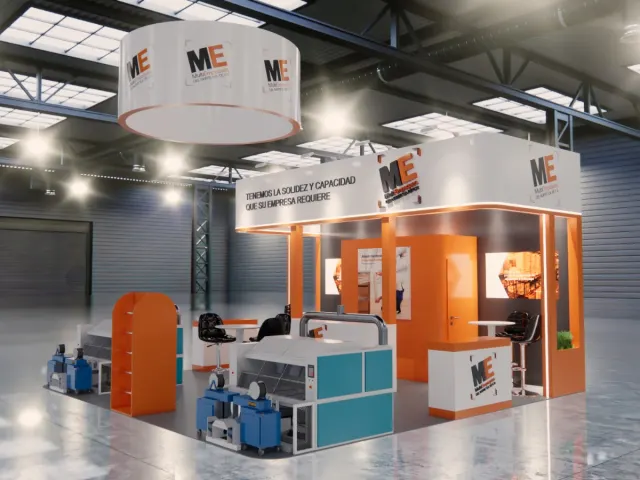 Lona de gran formato impresa para Polaris Talent Acquisition, montada sobre estructura portátil en Monterrey